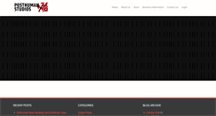 Desktop Screenshot of posthumanstudios.com